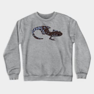 Blue Spotted Salamander Crewneck Sweatshirt